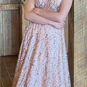 Elegant sequin gown